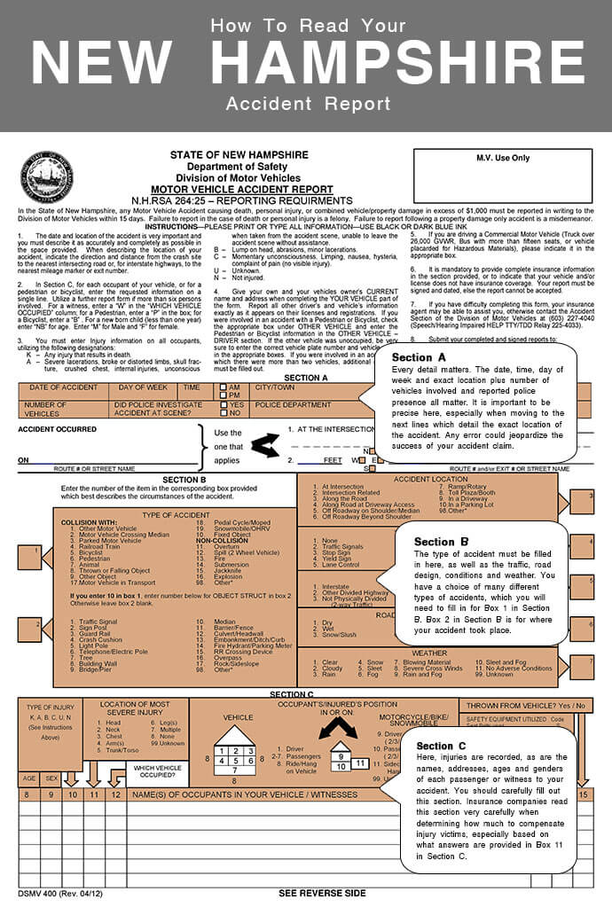 New Hampshire Accident Report pg. 1