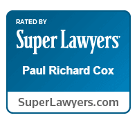 Paul Richard Cox Super Lawyers badge